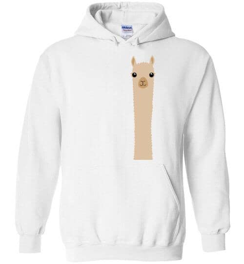 Alpaca Watching Gildan Hoodie Purely Alpaca