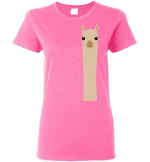 t-shirt: Alpaca Watching Gildan Ladies Purely Alpaca