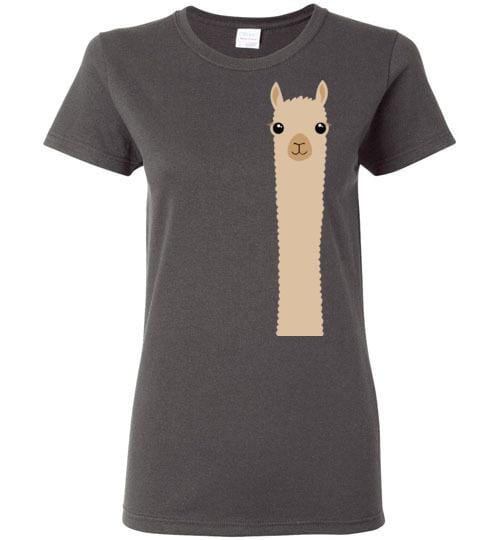 t-shirt: Alpaca Watching Gildan Ladies Purely Alpaca
