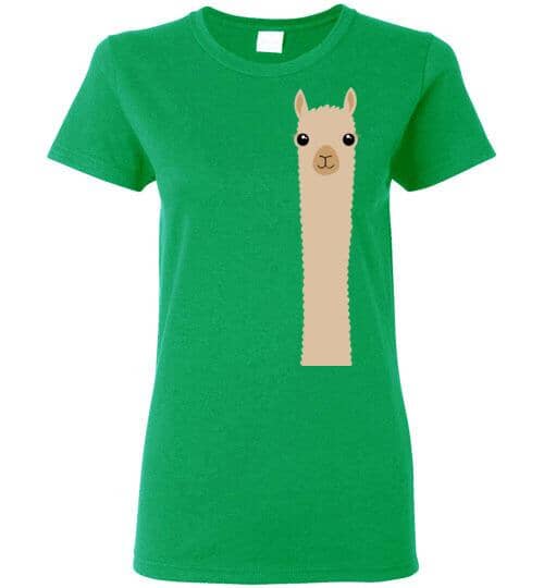 t-shirt: Alpaca Watching Gildan Ladies Purely Alpaca
