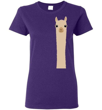t-shirt: Alpaca Watching Gildan Ladies Purely Alpaca
