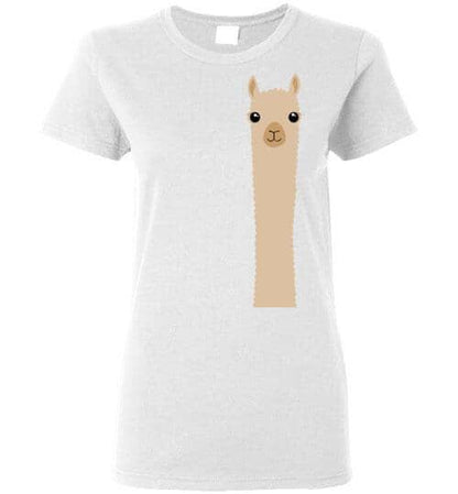 t-shirt: Alpaca Watching Gildan Ladies Purely Alpaca