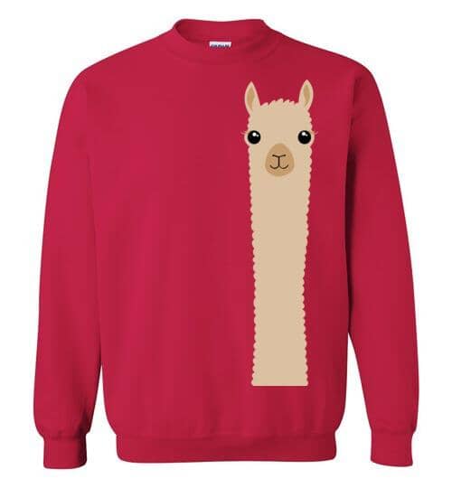 t-shirt: Alpaca Watching Gildan Sweatshirt Purely Alpaca