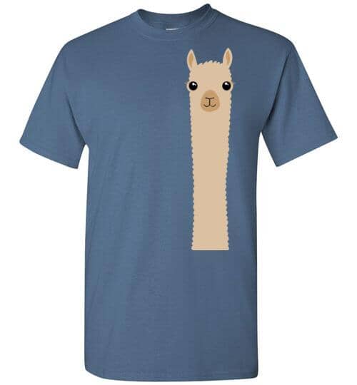 t-shirt: Alpaca Watching Gildan Unisex Purely Alpaca