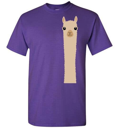 t-shirt: Alpaca Watching Gildan Unisex Purely Alpaca