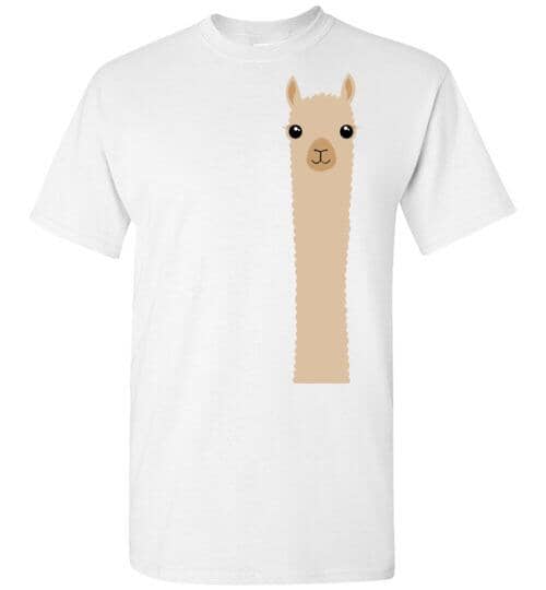 t-shirt: Alpaca Watching Gildan Unisex Purely Alpaca