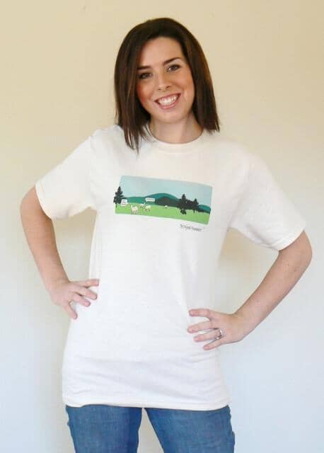 t-shirt: Alpacas in Meadow Scene Purely Alpaca