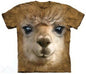 t-shirt: Big Alpaca Face Purely Alpaca