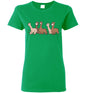 t-shirt: Curious Alpacas Gildan Ladies Short-Sleeve Purely Alpaca