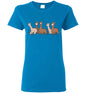 t-shirt: Curious Alpacas Gildan Ladies Short-Sleeve Purely Alpaca