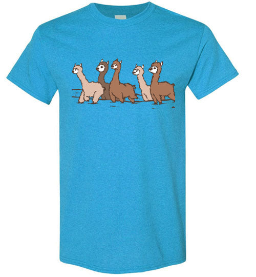 t-shirt: Curious Alpacas Gildan Short-Sleeve Purely Alpaca