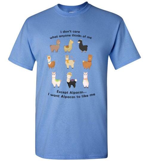 t-shirt: I Want Alpacas to Like Me Gildan Short-Sleve Purely Alpaca