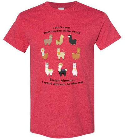 t-shirt: I Want Alpacas to Like Me Gildan Short-Sleve Purely Alpaca