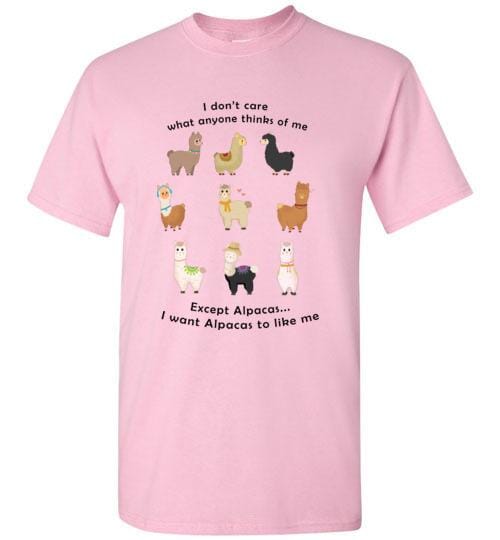t-shirt: I Want Alpacas to Like Me Gildan Short-Sleve Purely Alpaca