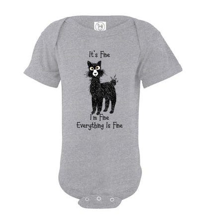 t-shirt: I'm Fine Alpaca Infant Fine Jersey Bodysuit Onesie Purely Alpaca