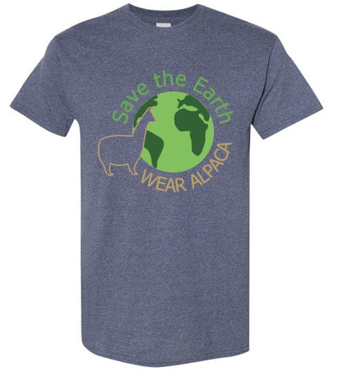 t-shirt: Save the Earth Wear Alpaca Gildan Short-Sleeve Purely Alpaca