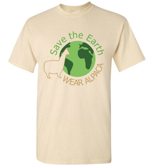t-shirt: Save the Earth Wear Alpaca Gildan Short-Sleeve Purely Alpaca