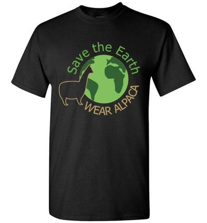 t-shirt: Save the Earth Wear Alpaca - Short-Sleeve Purely Alpaca