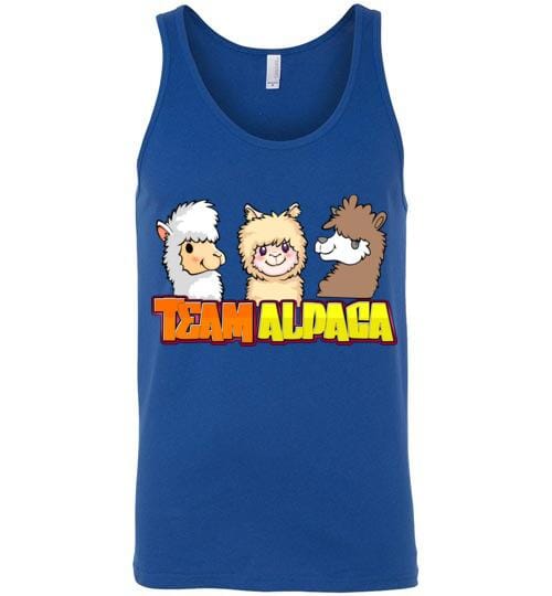 t-shirt: Team Alpaca Canvas Unisex Tank Purely Alpaca
