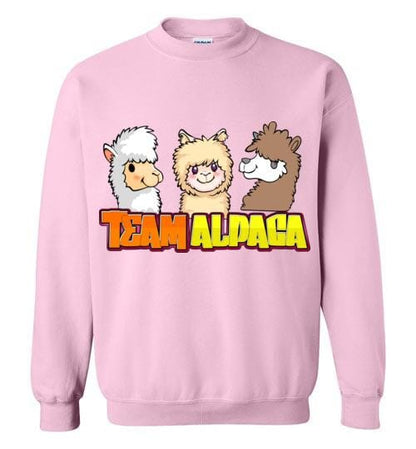 t-shirt: Team Alpaca Gildan Crewneck Sweatshirt Purely Alpaca