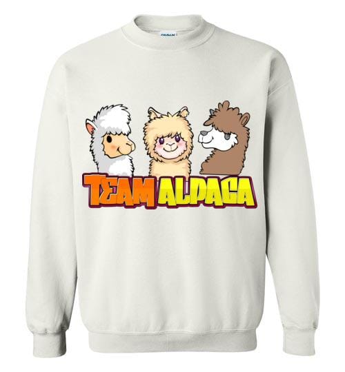 t-shirt: Team Alpaca Gildan Crewneck Sweatshirt Purely Alpaca