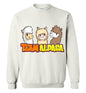 t-shirt: Team Alpaca Gildan Crewneck Sweatshirt Purely Alpaca