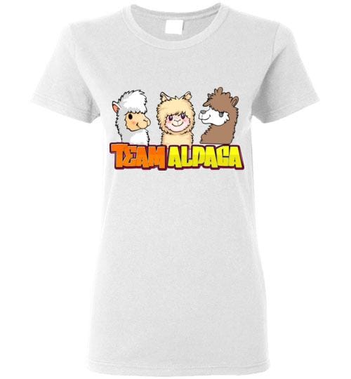 t-shirt: Team Alpaca Gildan Ladies Short-Sleve Purely Alpaca