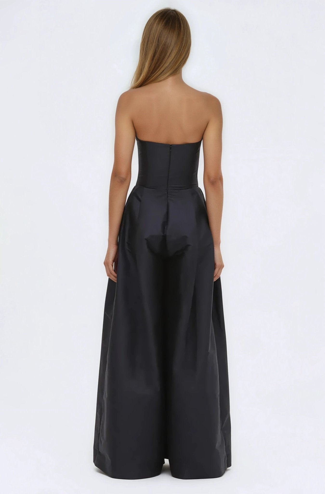 Taffeta Bloom Jumpsuit – Black XO, Tina