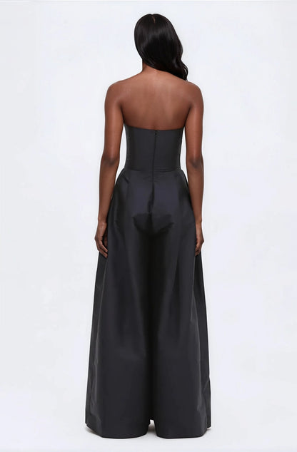 Taffeta Bloom Jumpsuit – Black XO, Tina
