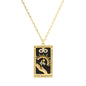 Tarot Card Pendant Necklace LUNAR VINES