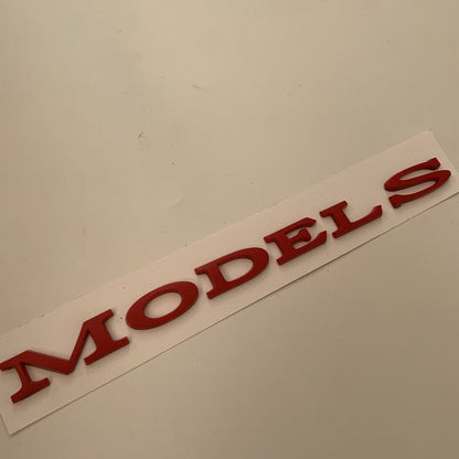 Letter Emblems for TESLA Tailgate | Multiple Colors | 3D ABS Tesery Official Store