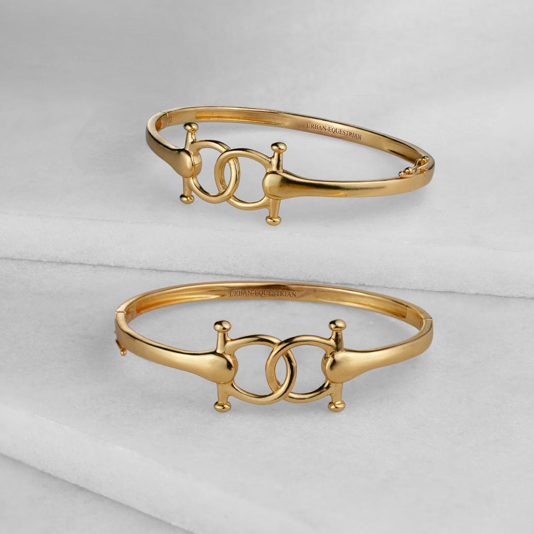 Talisman - Equestrian Horse Bit Choker Necklace in Gold Urban-Equestrian