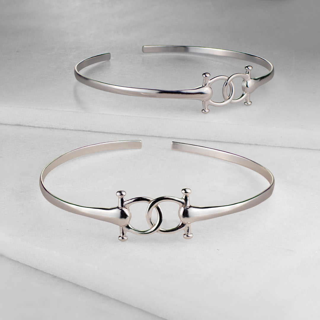 Talisman - Equestrian Horse Bit Choker Necklace in Silver Urban-Equestrian