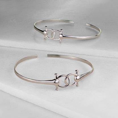 Talisman - Equestrian Horse Bit Choker Necklace in Silver Urban-Equestrian