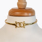 Talisman - Equestrian Horse Bit Choker Necklace in Gold Urban-Equestrian