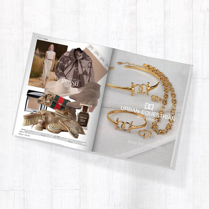 Talisman - Equestrian Horse Bit Bracelet in Gold Urban-Equestrian