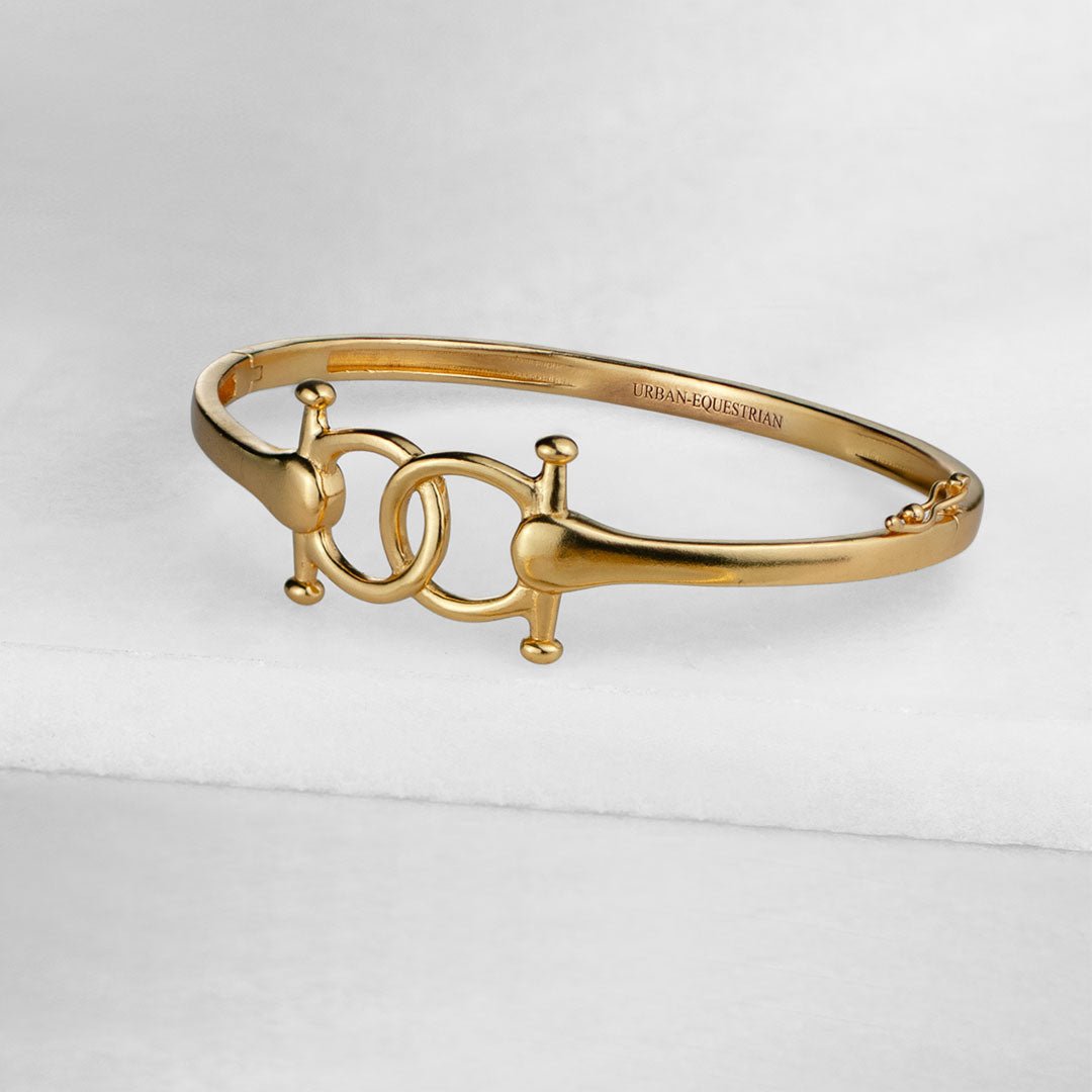 Talisman - Equestrian Horse Bit Bracelet in Gold Urban-Equestrian