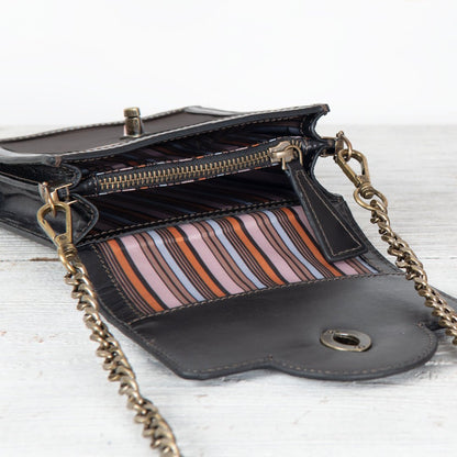 Talisman - Horse Bit Lock Phone Bag in Black Urban-Equestrian