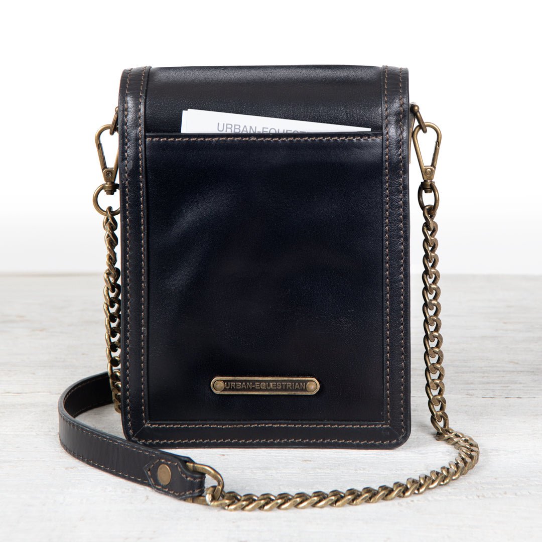 Talisman - Horse Bit Lock Phone Bag in Black Urban-Equestrian
