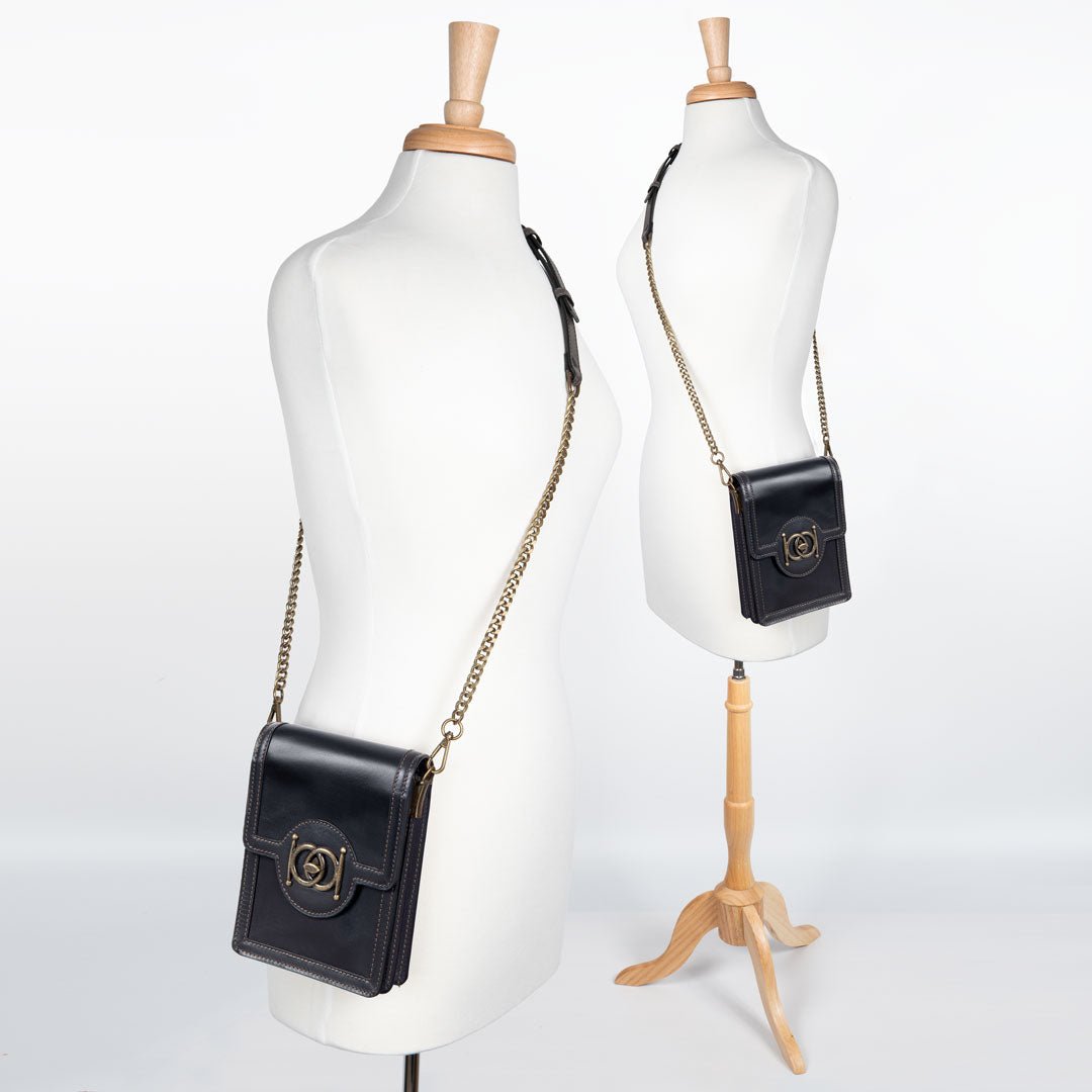 Talisman - Horse Bit Lock Phone Bag in Black Urban-Equestrian