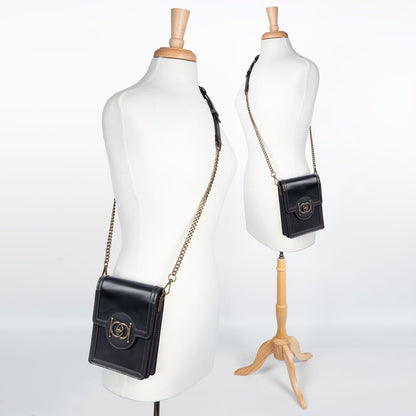 Talisman - Horse Bit Lock Phone Bag in Black Urban-Equestrian