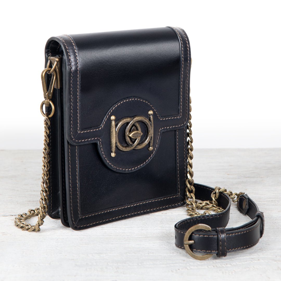 Talisman - Horse Bit Lock Phone Bag in Black Urban-Equestrian