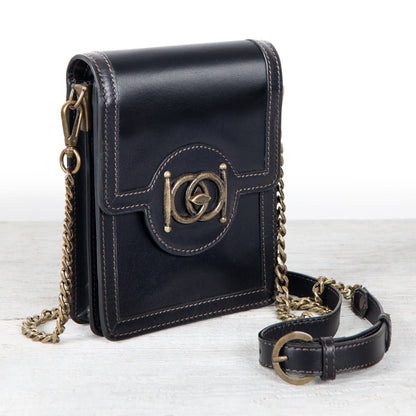 Talisman - Horse Bit Lock Phone Bag in Black Urban-Equestrian