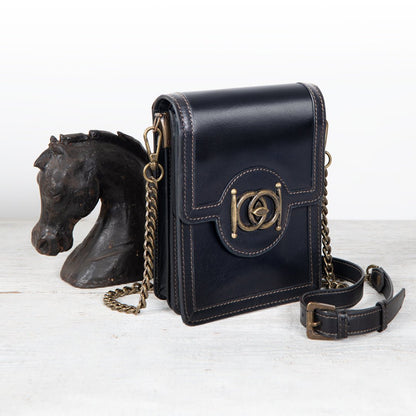 Talisman - Horse Bit Lock Phone Bag in Black Urban-Equestrian