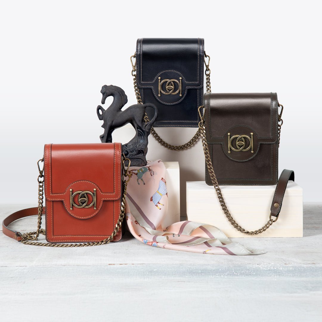 Talisman - Horse Bit Lock Phone Bag in Black Urban-Equestrian