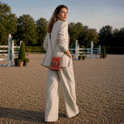 Talisman - Horse Bit Lock Phone Bag in Cognac Urban-Equestrian