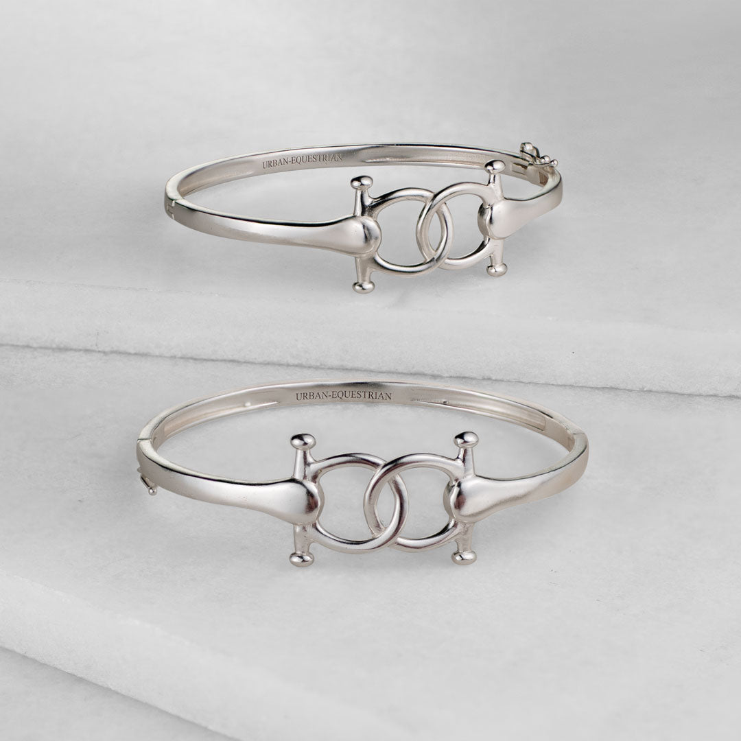 Talisman - Equestrian Horse Bit Bracelet in Silver Urban-Equestrian