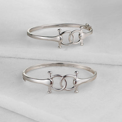 Talisman - Equestrian Horse Bit Bracelet in Silver Urban-Equestrian