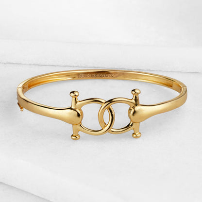 Talisman - Equestrian Horse Bit Bracelet in Gold Urban-Equestrian