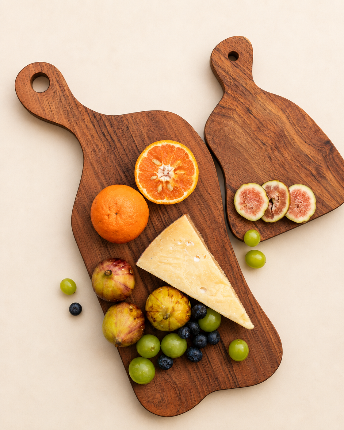 Teak Wavy Charcuterie Boards Village Thrive